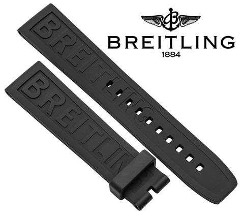 bracelet breitling caoutchouc 20 mm|Breitling watch straps.